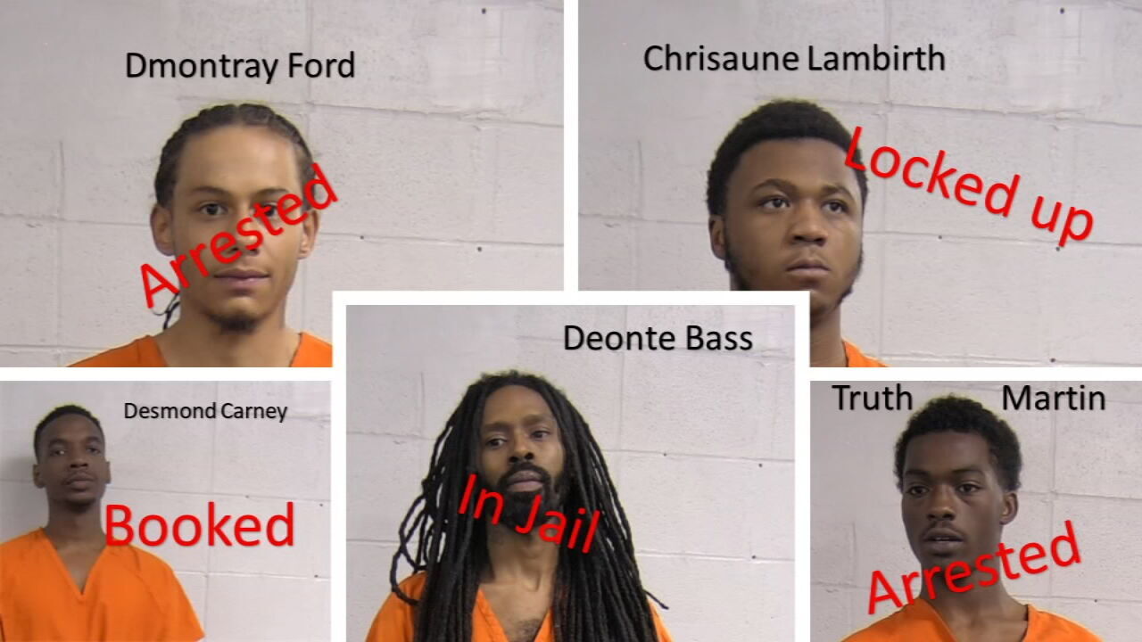 6 arrested by LMPD for recent car thefts